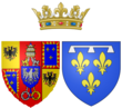 Coat of arms of Charlotte Aglaé d'Orléans as Duchess of Modena.png