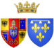 Coat of arms of Charlotte Aglaé d'Orléans as Duchess of Modena.png