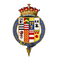 Arms of Sir Francis Hastings, 2nd Earl of Huntingdon, KG Coat of arms of Sir Francis Hastings, 2nd Earl of Huntingdon, KG.png