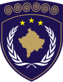 Logo Prozatímních institucí samosprávy, neoficiální kosovský znak (2003–2008)