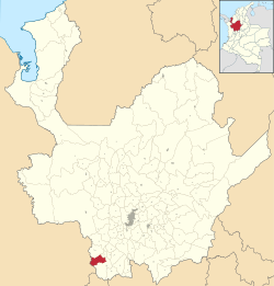 Betania ubicada en Antioquia