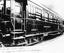 Le wagon de l'Armistice après 1918