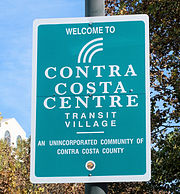 Contra Costa Centre sign