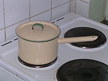 An electric plate cooktop Cooking pot kockum.JPG
