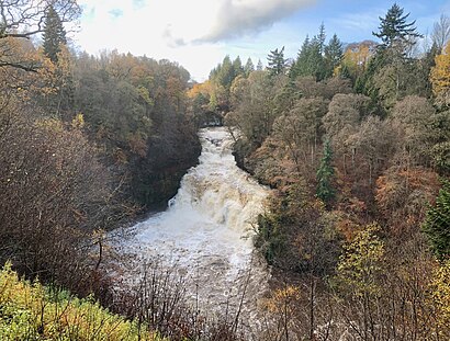 How to get to Falls of Clyde waterfalls with public transport- About the place