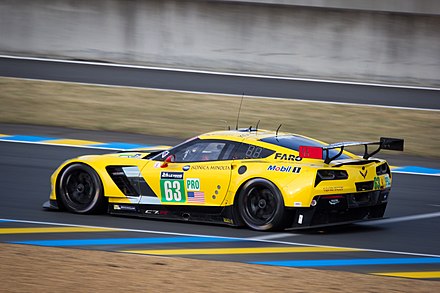 The No. 63 Chevrolet Corvette C7.R was withdrawn after it was heavily damaged in qualifying.