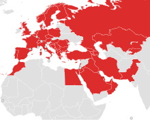 Countries in which Pegasus operates (November 2022)[15][16]