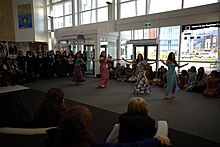 Students performing a Cultural Event in Wakatipu High School. Cultural Event in Wakatipu High School..jpg