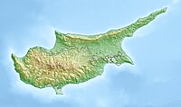 Location map of Cyprus