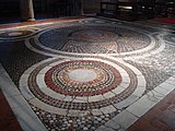 Cosmatesque-style paving of the San Pietro alla Carità