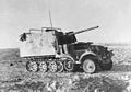 Erbeutetes Sd.Kfz. 6/3 bei El Alamein, Nordafrika 1942