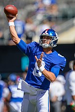 Thumbnail for List of New York Giants starting quarterbacks