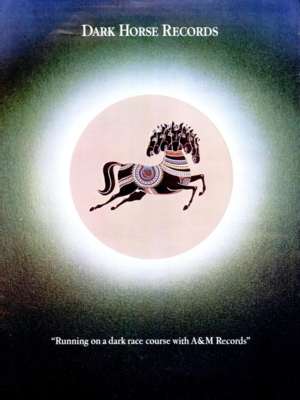 1974 trade ad for Dark Horse Records