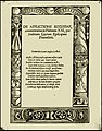 De afflictione ecclesiae commentarius in Psalmum XXI 1527