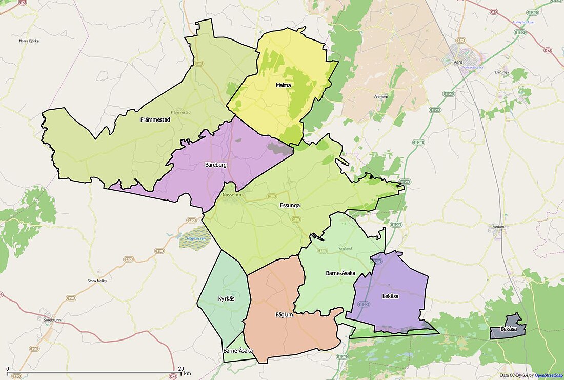 Kyrkås distrikt, Västergötland