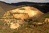 Dossenheim Steinbruch Sporenberg von einem Tragschrauber aus fotografiert