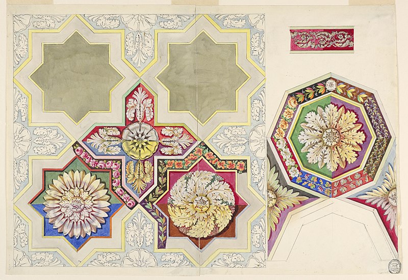 File:Drawing, Design for Ceiling, City Hall, Vienna, Austria, ca. 1880 (CH 18558815).jpg