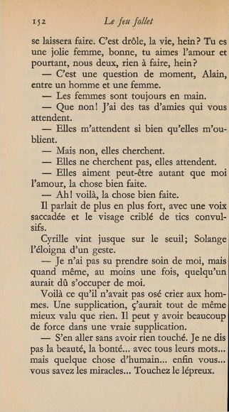 Page Drieu La Rochelle Le Feu Follet 1931 Pdf 148 Wikisource