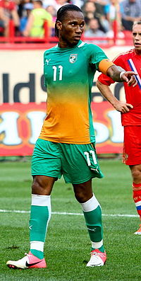 Didier Drogba was the first Ivorian to win the award in 2006. Drogba 123.jpg