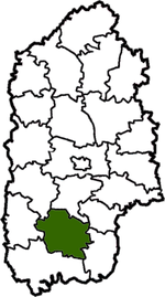 Дунаевецкі раён на мапе