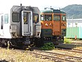 E257系と115系(長野総合車両センター)