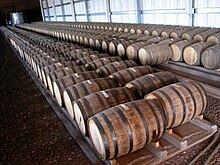 Barrel room for aged (añejo) tequila