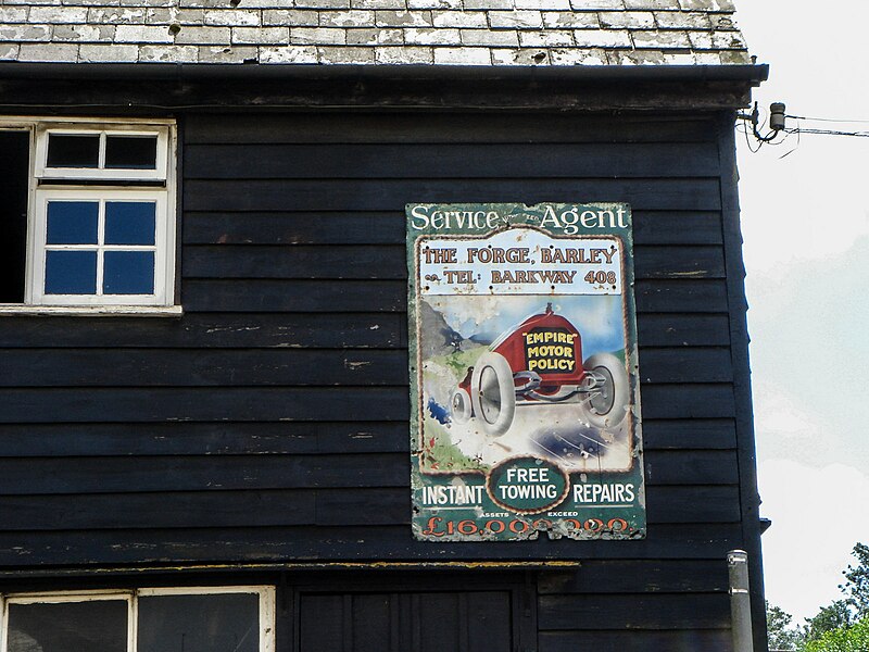 File:Early 20th Century Advertising Sign - geograph.org.uk - 3466682.jpg