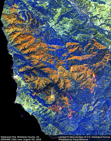 File:Earth from Space Soberanes Fire, Monterey County, CA, USA August 7th (28247514723).jpg