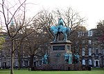 Charlotte Square, Albert Memorial And Walls And Railings Of Garden