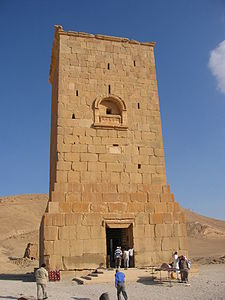 Een torengraf in Palmyra