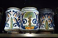 18th century pharmacy jars on display at the Museum of the Order of St John, Farringdon.