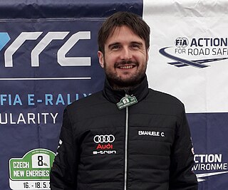 Emanuele Calchetti Italian rally co-driver