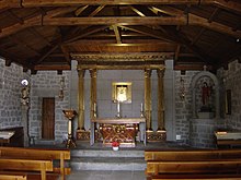 Interior de la Ermita del Santo Ángel de la Guarda