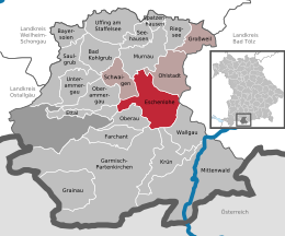 Eschenlohe - Localizazion