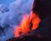 Uitbarsting van lava van de Etna in 2002