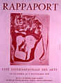 1970 - Exhibition Poster - Le Cite Internationale des Arts Paris