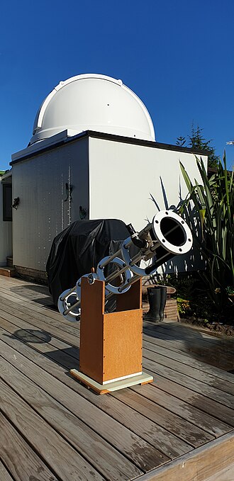 Farm Cove Observatory and 6" Brewster Angle Solar telescope FCO 2021.jpg