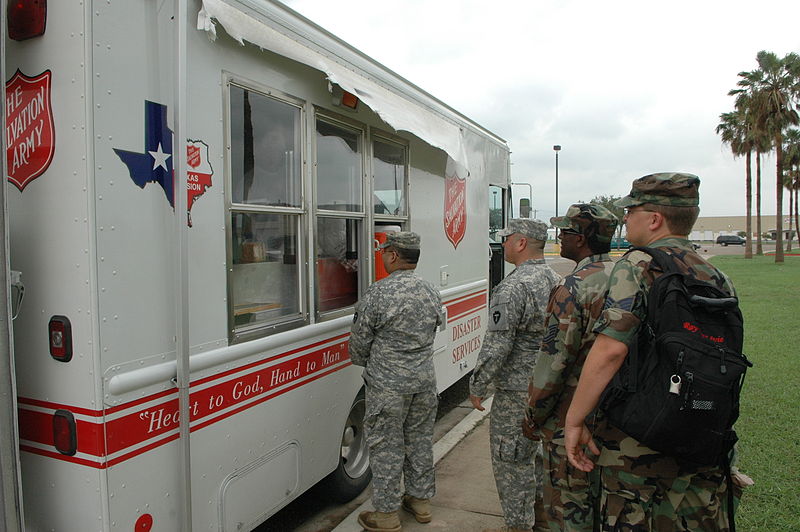 File:FEMA - 37229 - Salvation Army feeds Texas Army National Guard troops working Dolly.jpg