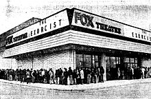 A line to see The Exorcist in Omaha, Nebraska, after its release there Filmgoers waiting on line to see The Exorcist.jpg