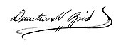 signature de Demetrio Honorato Brid