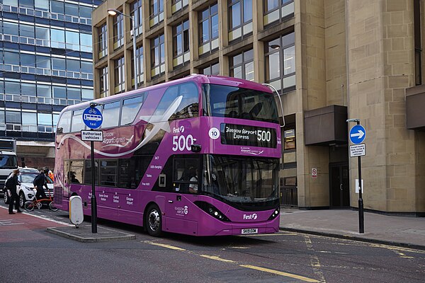 An Airport Express Alexander Dennis Enviro400 City in 2019