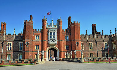 Great Gatehouse at Hampton Court Palace, London (1522)