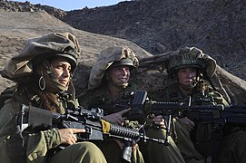 Female Israeli field intelligence combat unit, 2011