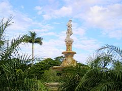 Fontaine Céleste, place des Cocotiers à Nouméa.