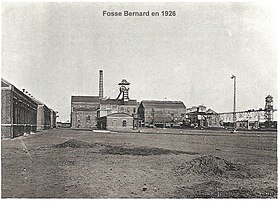 La fossa Bernard nel 1926.