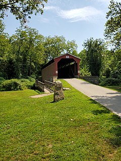 Foxcatcher Farm Covered Bridge Historic bridge in Maryland, United States