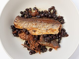 <span class="mw-page-title-main">Fried dace with salted black beans</span> Canned food of Chinese origin