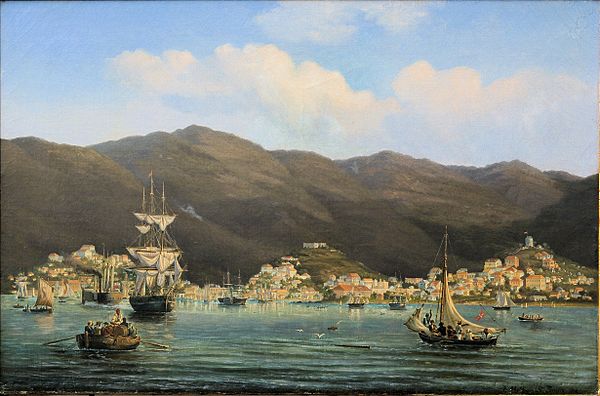 Charlotte Amalie in 1851, painted by Fritz Melbye