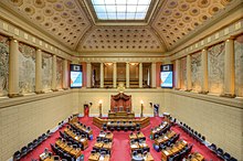 Vista della galleria della Rhode Island State House - House Chamber.jpg