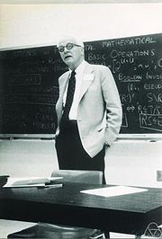 Garrett Birkhoff developed many of the foundational concepts of universal algebra. Garrett Birkhoff.jpeg